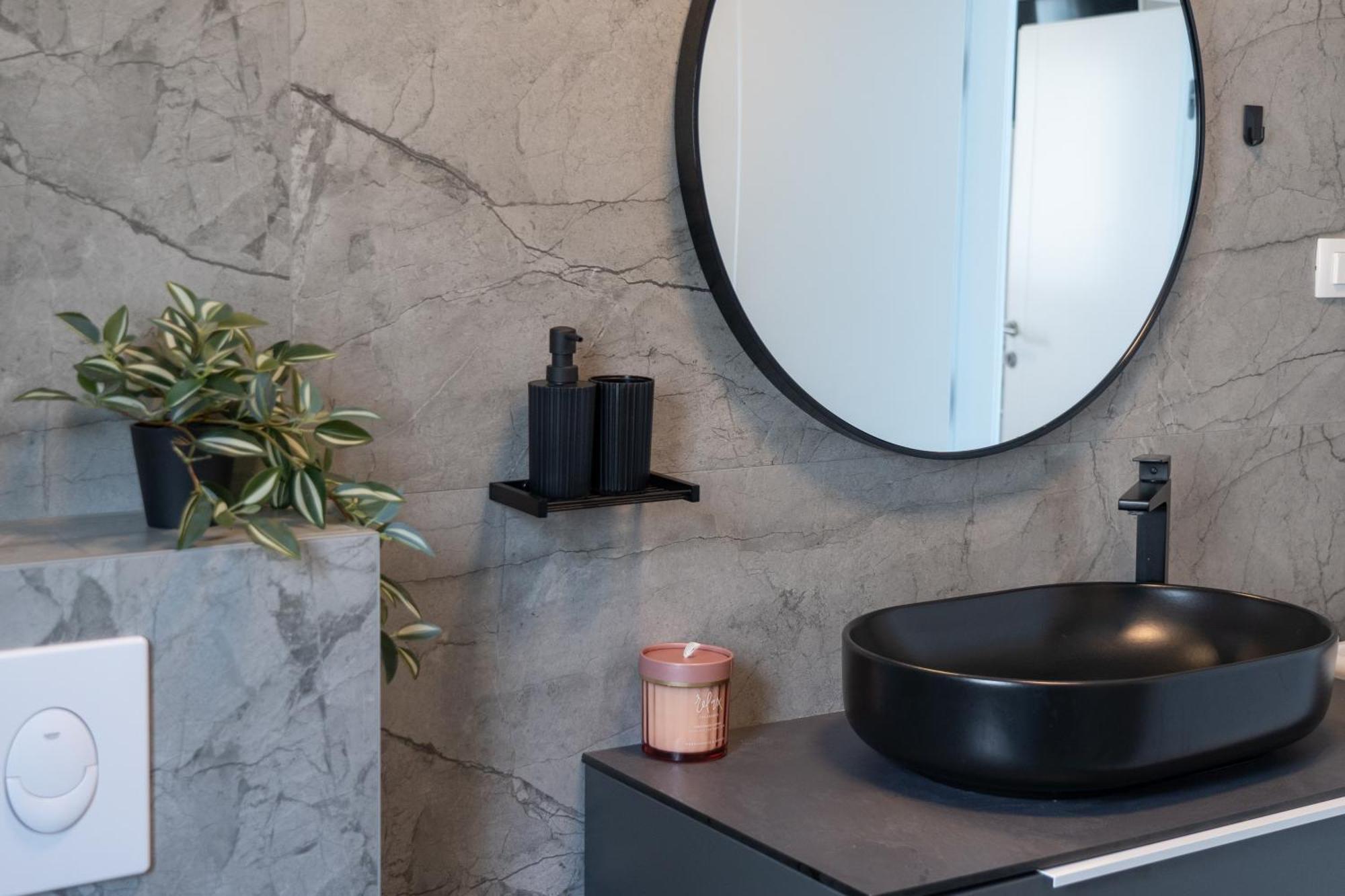 Lux Penthouse Panoramic View With Jacuzzi Διαμέρισμα Μακάρσκα Εξωτερικό φωτογραφία